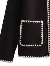 Load image into Gallery viewer, Contrast Button Up Jacket with Pockets