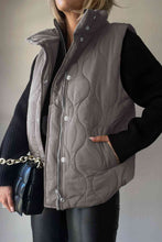Load image into Gallery viewer, Collared Neck Vest with Pockets