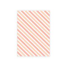 Load image into Gallery viewer, Coral Stripped Post-it® Note Pads