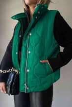 Load image into Gallery viewer, Collared Neck Vest with Pockets