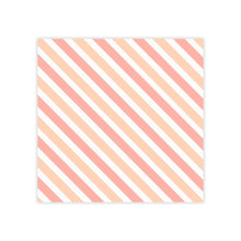 Load image into Gallery viewer, Coral Stripped Post-it® Note Pads