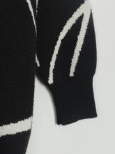 Load image into Gallery viewer, Contrast Mock Neck Sweater Dress