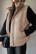 Load image into Gallery viewer, Collared Neck Vest with Pockets