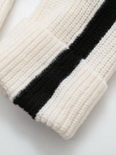 Load image into Gallery viewer, Contrast Turtleneck Long Sleeve Sweater