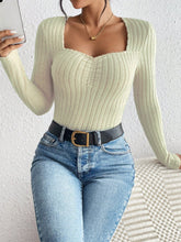 Load image into Gallery viewer, Honey Ribbed Long Sleeve T-Shirt