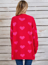 Load image into Gallery viewer, Angel Wings Heart Open Front Long Sleeve Cardigan