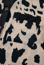 Load image into Gallery viewer, Button Up Long Sleeve Top and Pants Lounge Set