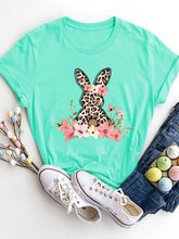 Load image into Gallery viewer, Rabbit Round Neck Short Sleeve T-Shirt