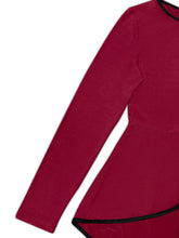 Load image into Gallery viewer, Tied Round Neck Long Sleeve T-Shirt