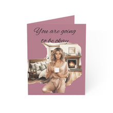 Load image into Gallery viewer, Greeting Cards Blush Pink (1 &amp;10 pcs)