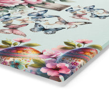 Load image into Gallery viewer, Glass Cutting &amp; Cheese Board (Easter Blessings)