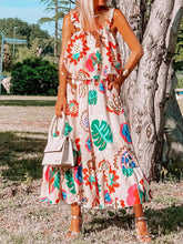 Load image into Gallery viewer, Printed Ruffle Hem Layered Dress