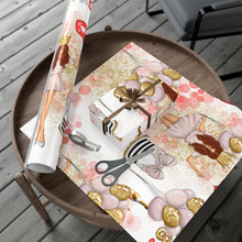 Load image into Gallery viewer, Birthday Girl  Wrapping Paper (White Girl Design) 30 x 144