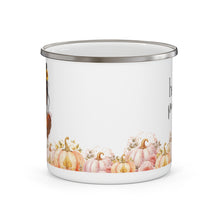 Load image into Gallery viewer, &quot;Hello Pumpkin&quot; Enamel Coffee Mug