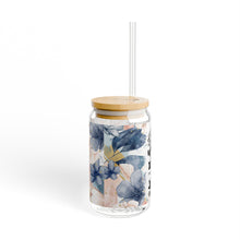 Load image into Gallery viewer, &quot;Be The Kind of Woman...&quot; 16 oz Glass w / Bamboo lid and Straw