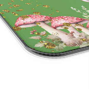 "Green Fairyland" LED Phone Charging  Mouse Pad (White Fairy)