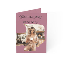 Load image into Gallery viewer, Greeting Cards Blush Pink (1 &amp;10 pcs)