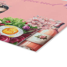 Load image into Gallery viewer, Glass Cutting &amp; Cheese Board (Relax &amp; Unwind)