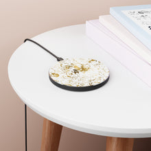 Load image into Gallery viewer, &quot;Gold &amp; White Marble&quot; Wireless Charger