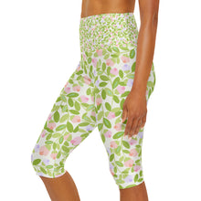 Load image into Gallery viewer, Floral Yoga Capri Leggings
