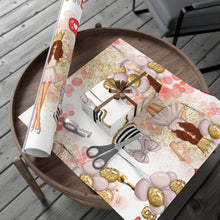 Load image into Gallery viewer, Birthday Girl  Wrapping Paper (White Girl Design) 30 x 144