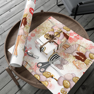 Birthday Girl  Wrapping Paper (White Girl Design) 30 x 144
