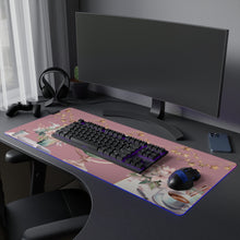 Load image into Gallery viewer, &quot;Blush Pink&quot; Serene LED Desk Mouse Pad