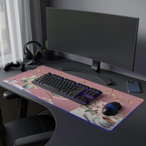 "Blush Pink" Serene LED Desk Mouse Pad