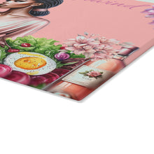 Load image into Gallery viewer, Glass Cutting &amp; Cheese Board (Relax &amp; Unwind)