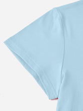 Load image into Gallery viewer, Letter Graphic Round Neck Short Sleeve T-Shirt