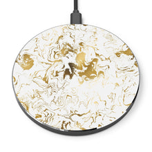 Load image into Gallery viewer, &quot;Gold &amp; White Marble&quot; Wireless Charger