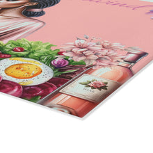 Load image into Gallery viewer, Glass Cutting &amp; Cheese Board (Relax &amp; Unwind)