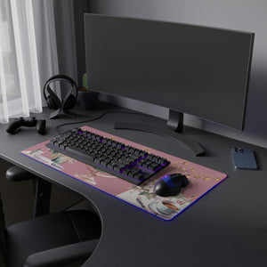 "Blush Pink" Serene LED Desk Mouse Pad