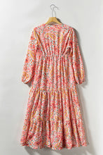 Load image into Gallery viewer, Paisley V-Neck Tied Dress