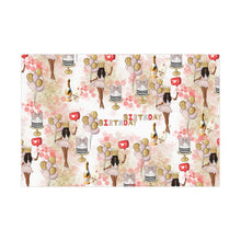 Load image into Gallery viewer, &quot;White&quot;  Wrapping Paper (Black Girl Design)