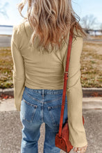 Load image into Gallery viewer, Collared Neck Long Sleeve Top