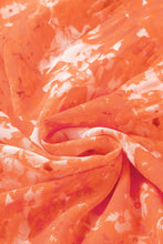 Load image into Gallery viewer, Smocked Printed V-Neck Long Sleeve Dress