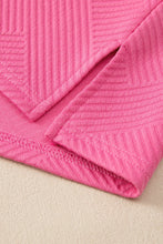 Load image into Gallery viewer, Textured Long Sleeve Top and Drawstring Pants Set