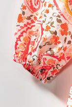 Load image into Gallery viewer, Paisley V-Neck Tied Dress