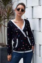 Load image into Gallery viewer, Star Print Kangaroo Pocket Hoodie