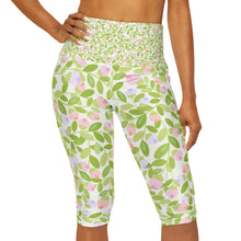 Load image into Gallery viewer, Floral Yoga Capri Leggings