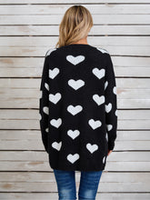 Load image into Gallery viewer, Angel Wings Heart Open Front Long Sleeve Cardigan