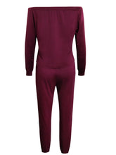 Load image into Gallery viewer, Off-Shoulder Top and Pants Set