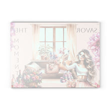 Load image into Gallery viewer, Glass Cutting &amp; Cheese Board (Savor The Moment)