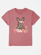 Load image into Gallery viewer, Rabbit Round Neck Short Sleeve T-Shirt
