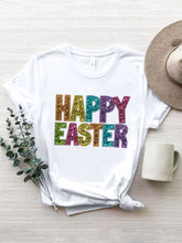 Load image into Gallery viewer, HAPPY EASTER Round Neck Short Sleeve T-Shirt