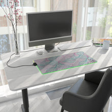 Load image into Gallery viewer, Butterflies and Leaves Wireless Charging LED Gaming Mouse Pad