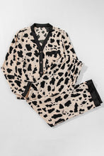 Load image into Gallery viewer, Button Up Long Sleeve Top and Pants Lounge Set