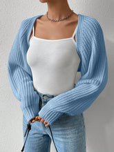 Load image into Gallery viewer, Honey Open Front Long Sleeve Cropped Cardigan