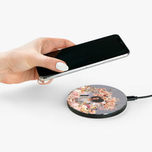 Load image into Gallery viewer, Flowers and Pumpkins Wireless Charger (Black Girl Design)